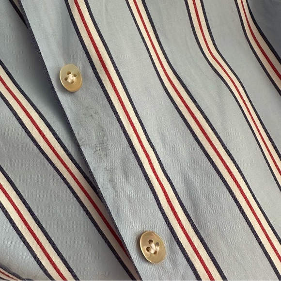 Striped Blouse Peplum Made in Italy - Picture 6 of 11